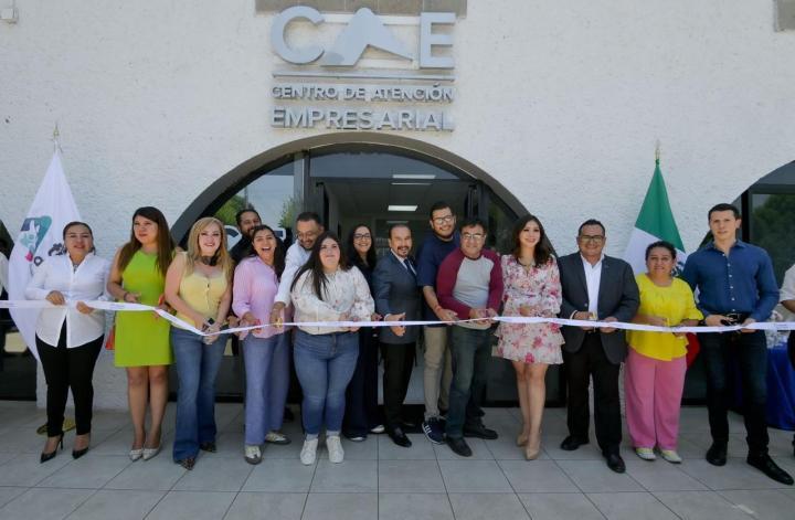 Gobierno de Pedro Rodríguez Villegas continúa creciendo en el desarrollo económico del municipio con la reinauguración y modernización de la Coordinación de Atención Empresarial (CAE)