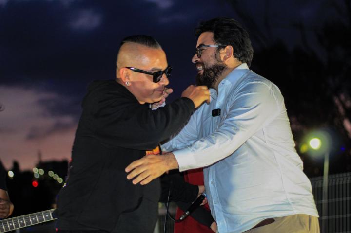 Nana Pancha prende los Arcos de los Remedios rumbo al Festival Internacional Las Cuatro Casas